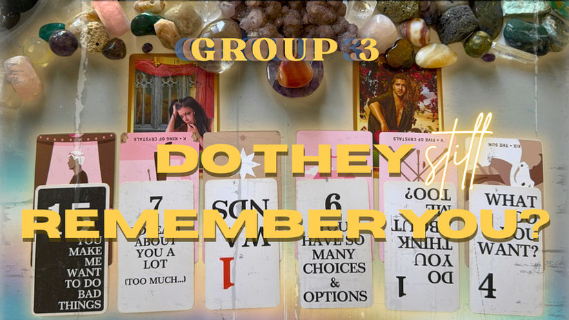 (GROUP 3) 💭 Do They Still Remember You? 💘 No Contact Reading For Romantic AND Platonic Connections 🔮☄️